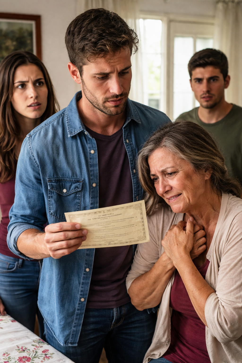 A certidão de nascimento amarelada que destruiu a imagem do filho perfeito